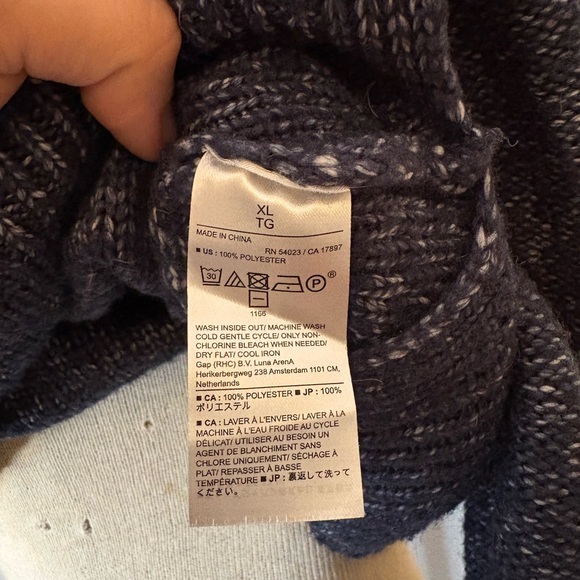 Banana Republic Blue Women’s Sweater XL - Picture 4 of 5